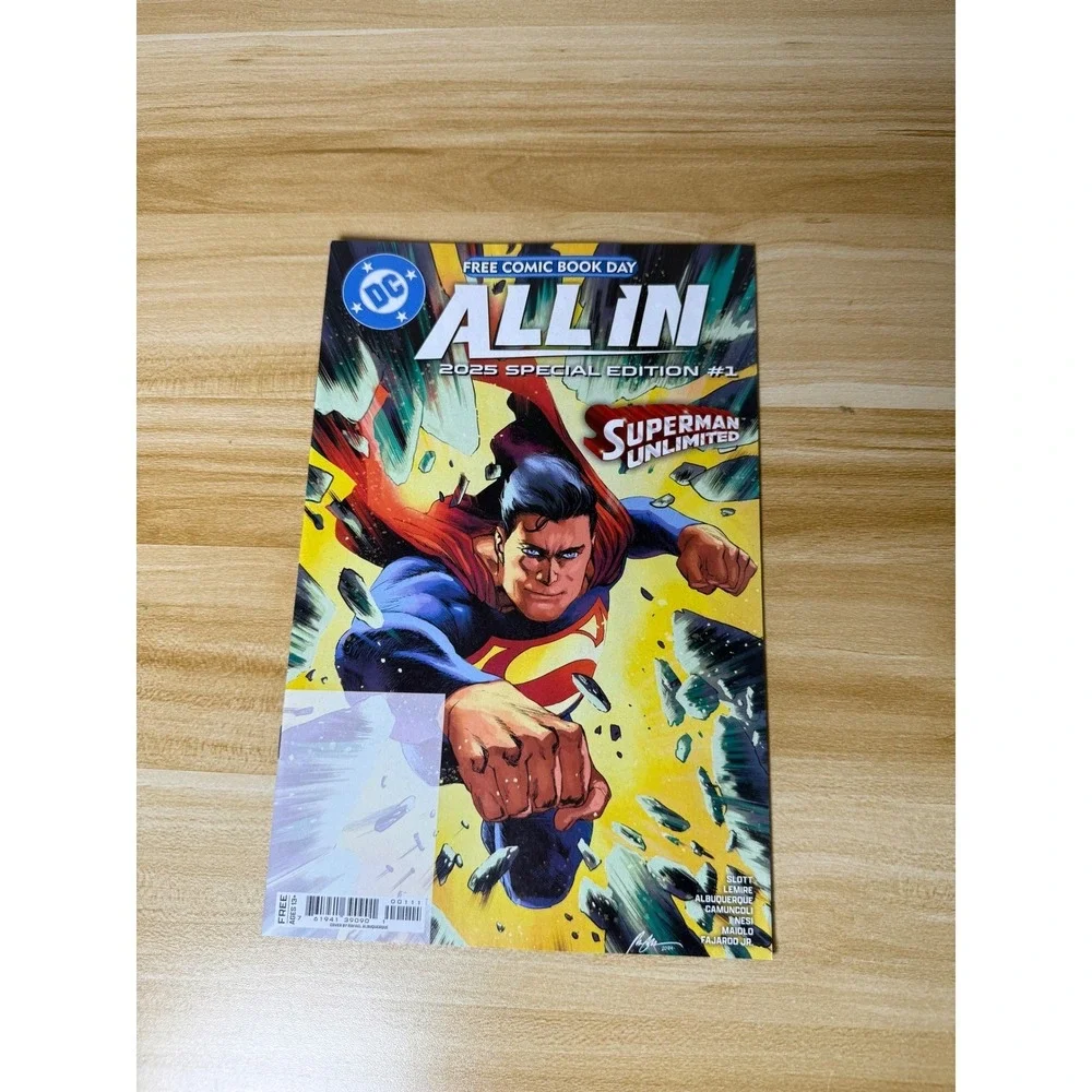 Free Comic Book Day All In 2025 Special Edition #1 Superman Unlimited